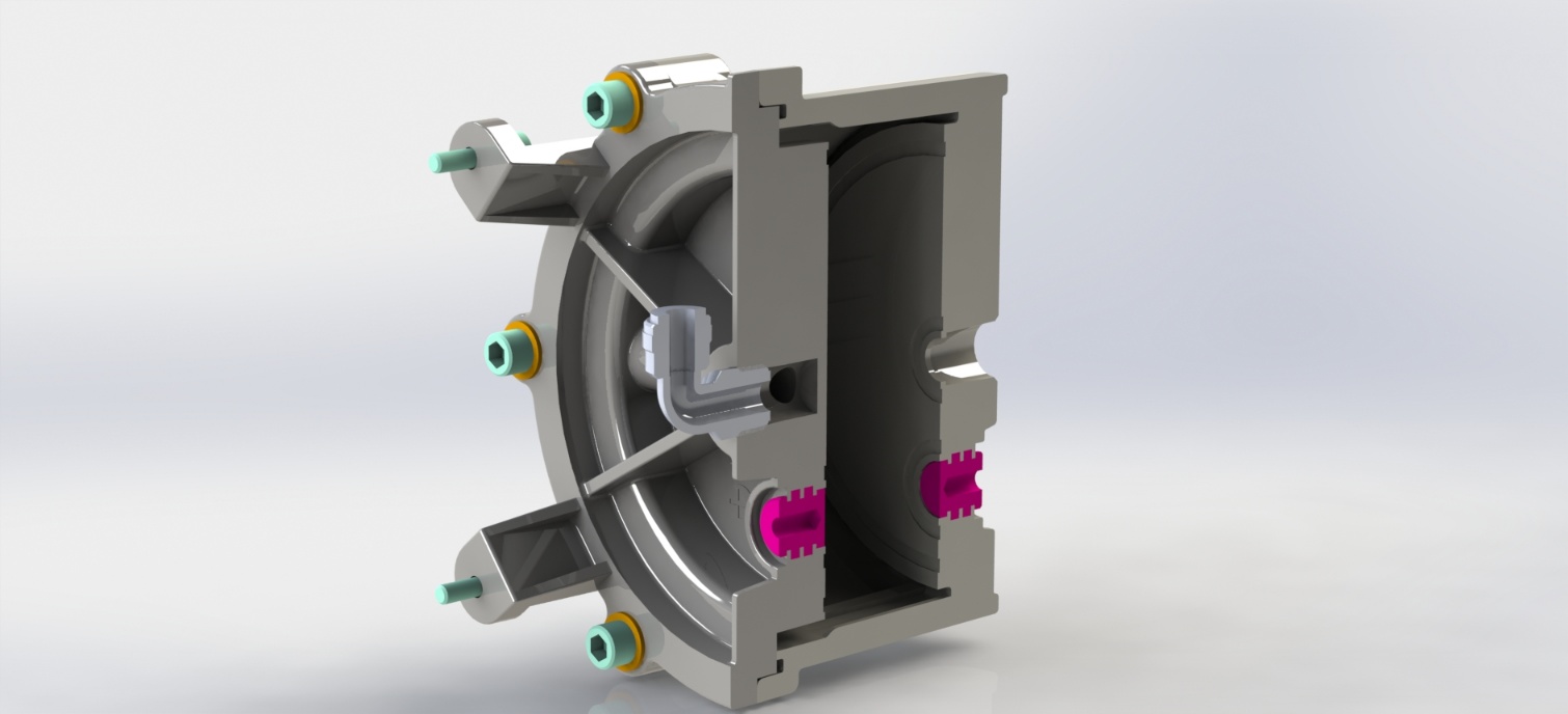 3D cutaway design of a Logicwater CDI cell
