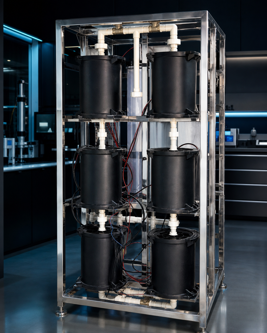 AI-enhanced Logicwater six-module CDI water treatment system